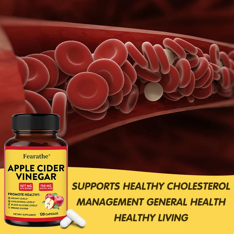 Apple Cider Vinegar - Vitamin D3 & Zinc,Immune & Weight Management Support,Healthy Supplement Non-GMO