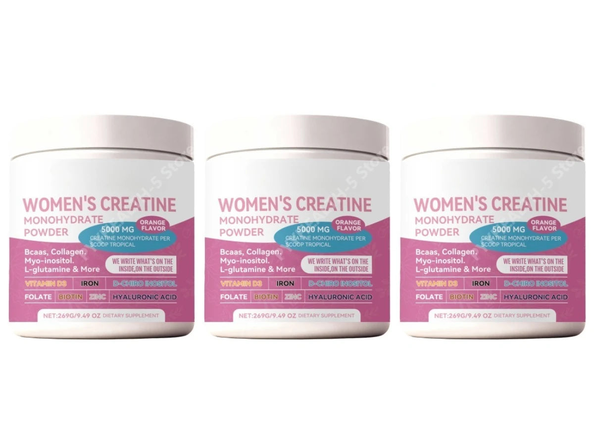 Female Compound Creatine Powder Supplement Powder for Nutrition Support, 3 Spoons Per Day, 269g