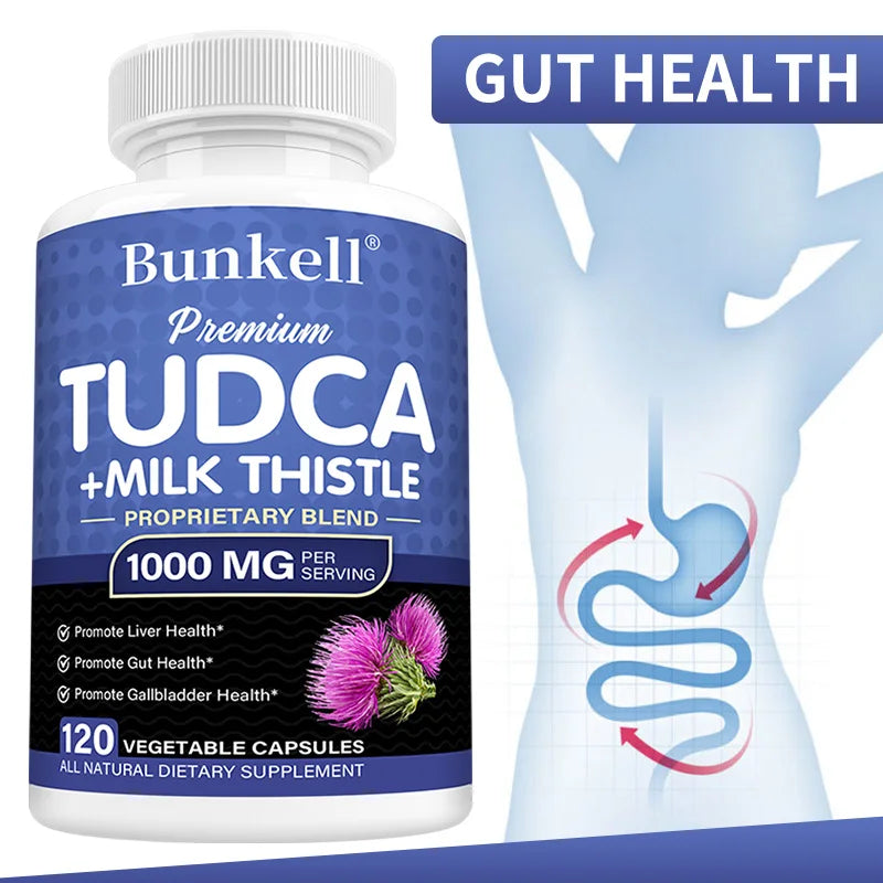 Fatty Liver Cleanse Detox Supplement - with Milk Thistle, for Men and Women, Helps Liver Health, Health Promotion, Antioxidant