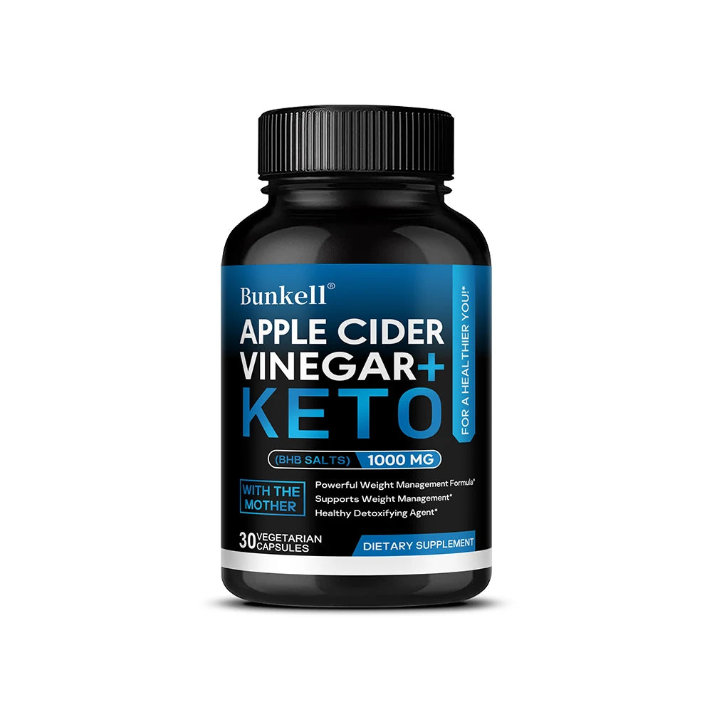 Apple Cider Vinegar Keto Capsules, Weight Management, Metabolism, Digestive Health, Detoxification Dietary Supplement