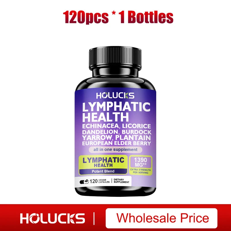 Buy 1 Get 1 Free! Premium Lymphatic Health Supplement, for Reduces Swelling, Boosts Immune Defense & Healthy Fluid Circulation