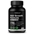 Saw Palmetto, with Biotin, Suitable for Both Men and Women, Promotes Hair Growth and Supports Skin, Nail Health, 120 Capsules