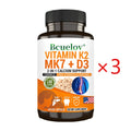 Natural Vitamin D3 K2 Softgels for Heart, Joint and Bone Health, D3 K2 Multivitamin Supplement