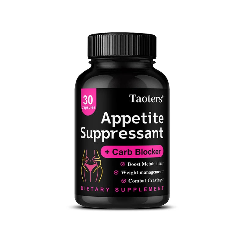 Appetite Suppressant - Helps Promotes Fullness, Supports Weight Management & Metabolism, Dietary Supplement, Non-GMO