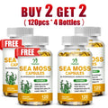 Buy 1 Get 1 Free! Organic Sea Moss Supplement, for Thyroid & Skin Health, Boosts Immunity, Energy & Digestion, GMP Certified