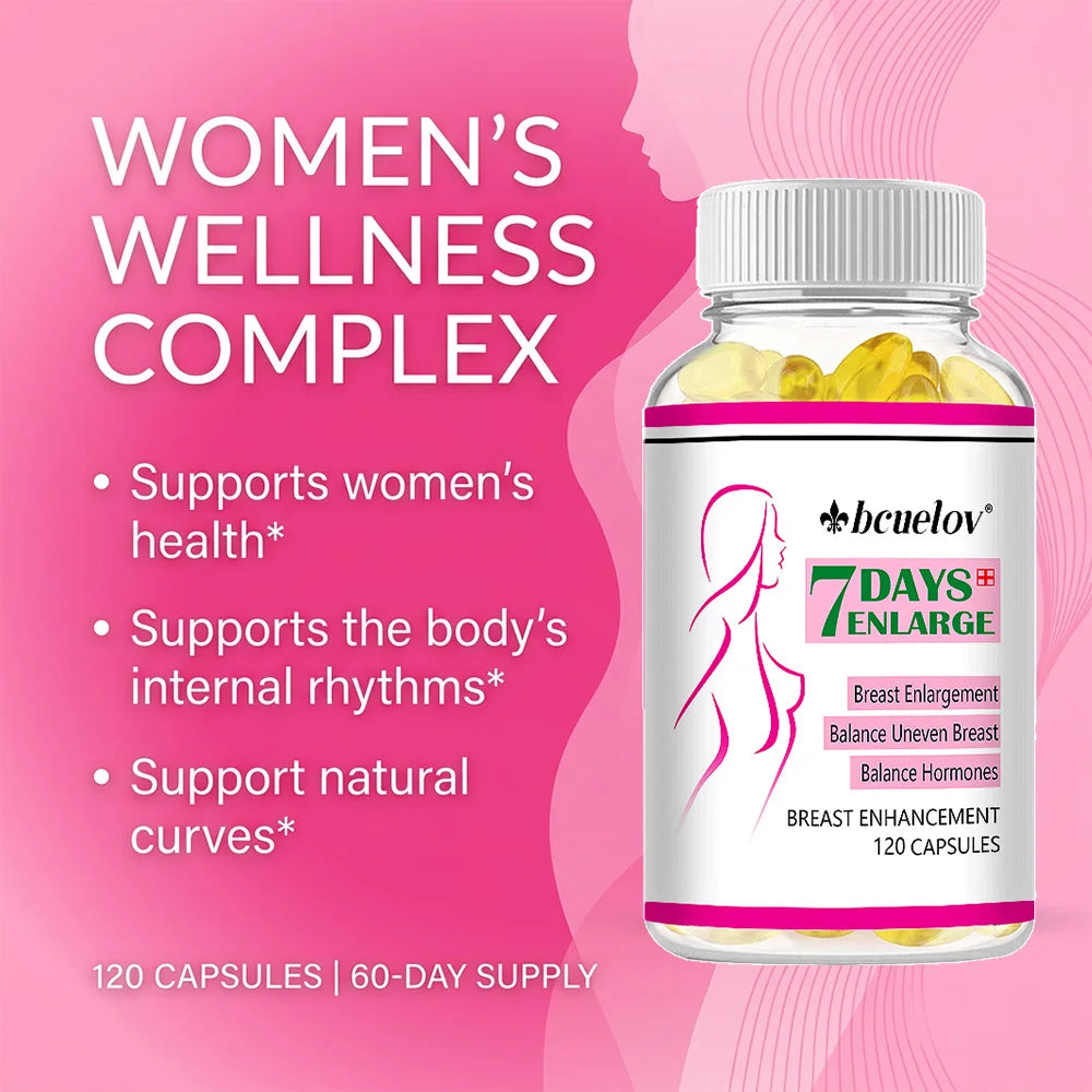 Pueraria Mirifica Capsules, Female Breast Support for Firmness, Roundness & Elasticity,  Enhance Confidence & Menopause Care