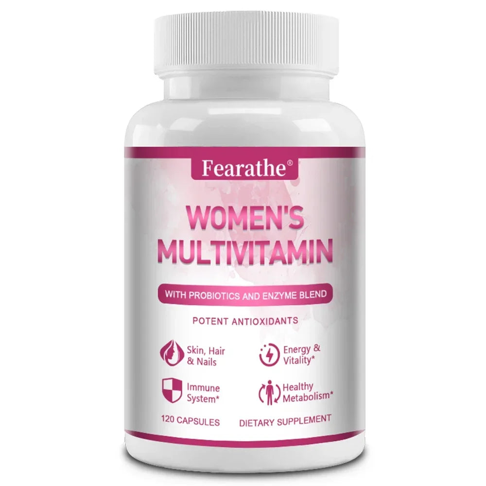 Women’s Multivitamin, Immune, Energy, Healthy Appearance Support, Antioxidants, VitaminsA, B6, B12, D3, E, 120 Capsules