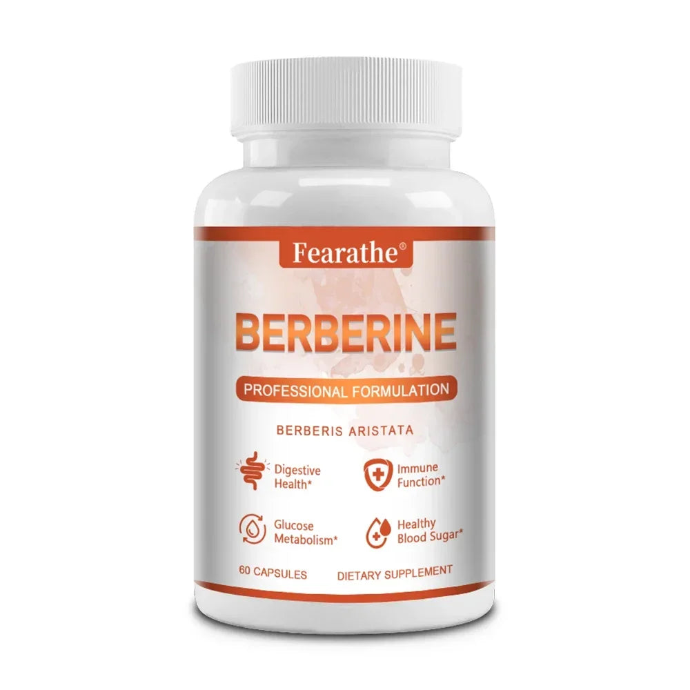 Premium Berberine - Supports Immune System, Weight Management, Digestive Health and GI Function Supplement, 120 Capsules