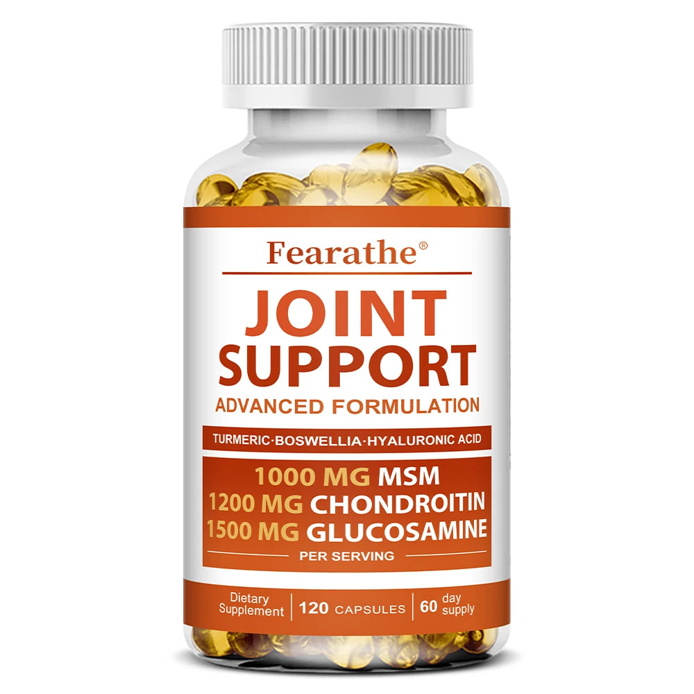 Joint Support - Glucosamine & Chondroitin & MSM,Joint Health Support, for Bone and Cartilage Health,120 Capsules