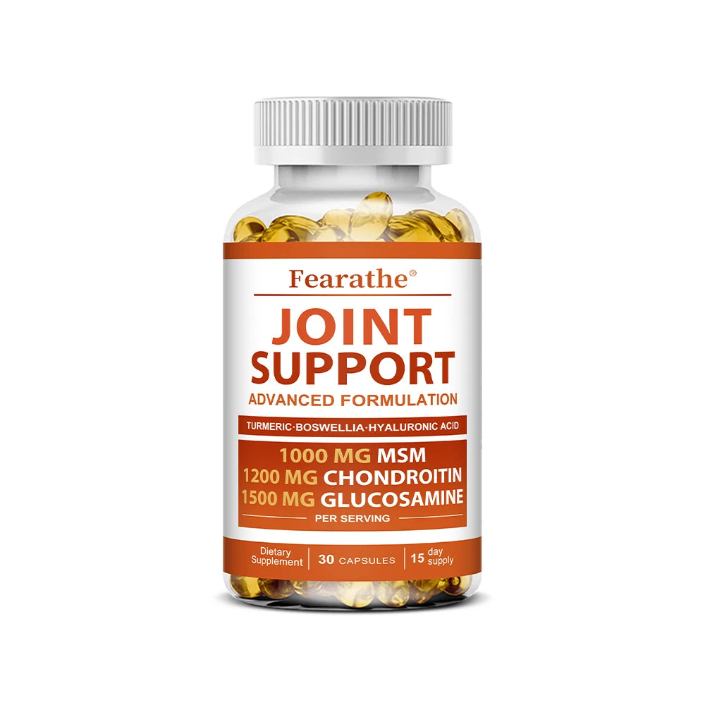 Joint Support - Glucosamine & Chondroitin & MSM,Joint Health Support, for Bone and Cartilage Health,120 Capsules