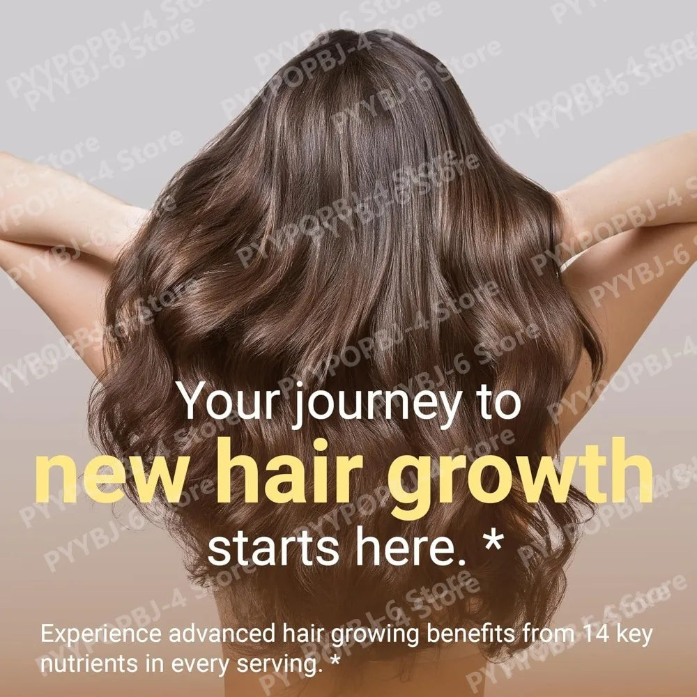 Hair Vitamins Complex Capsules 60 Count Hair Growth Health Support Dietary Supplement with Biotin for Women Men Daily Care
