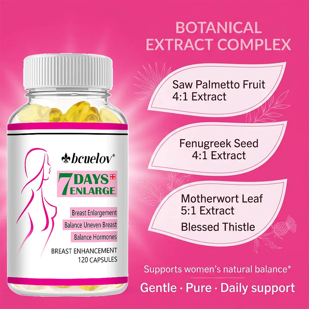 Pueraria Mirifica Capsules, Female Breast Support for Firmness, Roundness & Elasticity,  Enhance Confidence & Menopause Care