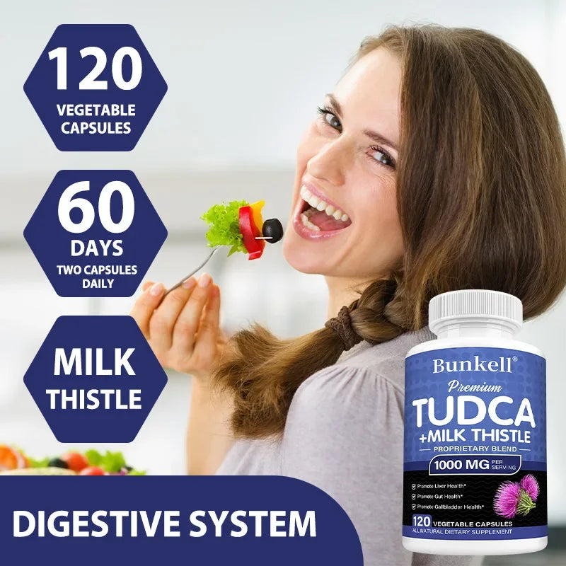 Fatty Liver Cleanse Detox Supplement - with Milk Thistle, for Men and Women, Helps Liver Health, Health Promotion, Antioxidant