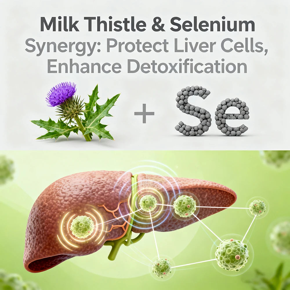 Milk Thistle Liver Cleanse Detox Health Supplement, Supports Healthy Liver Function Men & Women, Boosts Immunity, Antioxidant