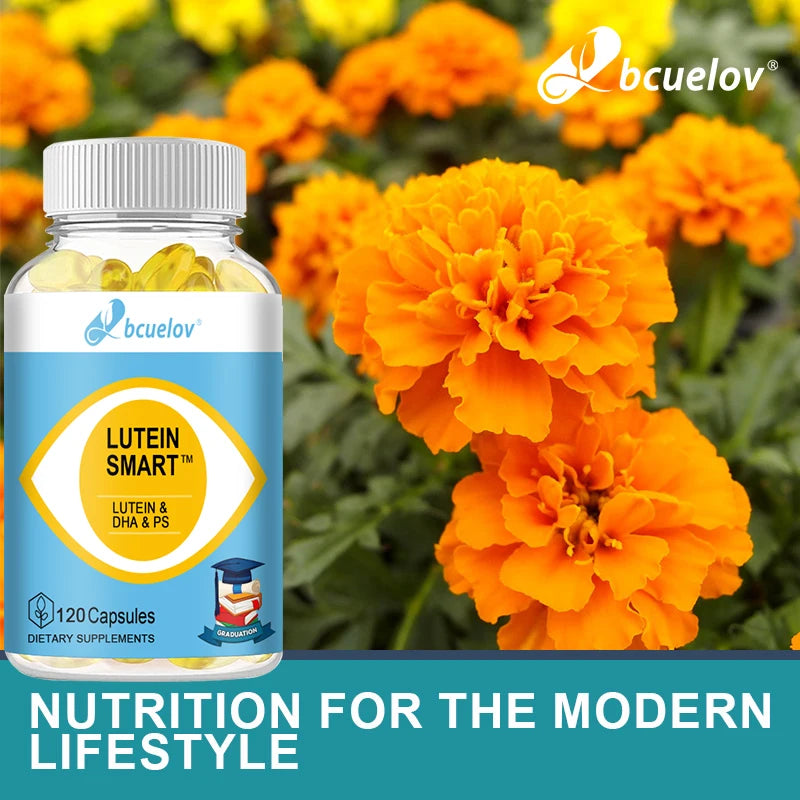 Lutein Ester Capsules - Algae & Flaxseed Oil, Plant-Based Eye Wellness Supplement, Supports Eye Comfort, Vision & Macula Health