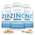 Zinc 50Mg Supplement Capsules – Zinc Sulfate for Antioxidant & Skin Health, Suitable for Both Men and Women