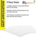 30 Patches Hair, Skin, & Nails Vitamins Transdermal Patches for Women & Men Support Hair, Skin & Nails Health