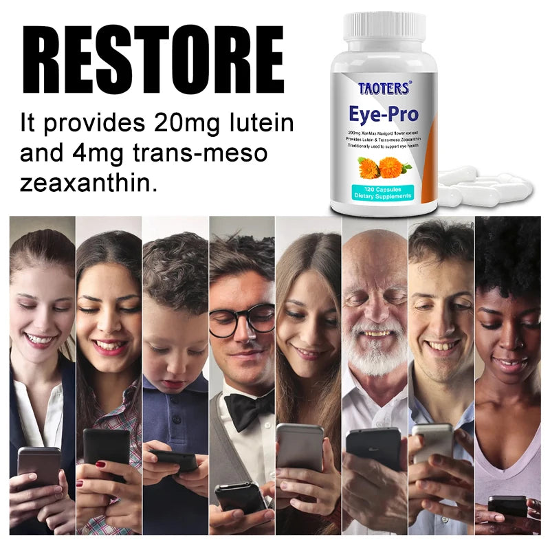Lutein and Zeaxanthin Supplement - Supports Eye Health and Bright Vision, for Men and Women, Eye Health Supplement