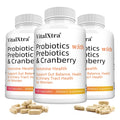Probiotics for Women with Prebiotics, Cranberry & Vitamin C - 120 Capsules, Support Gut Balance, Health & Urinary Tract Health