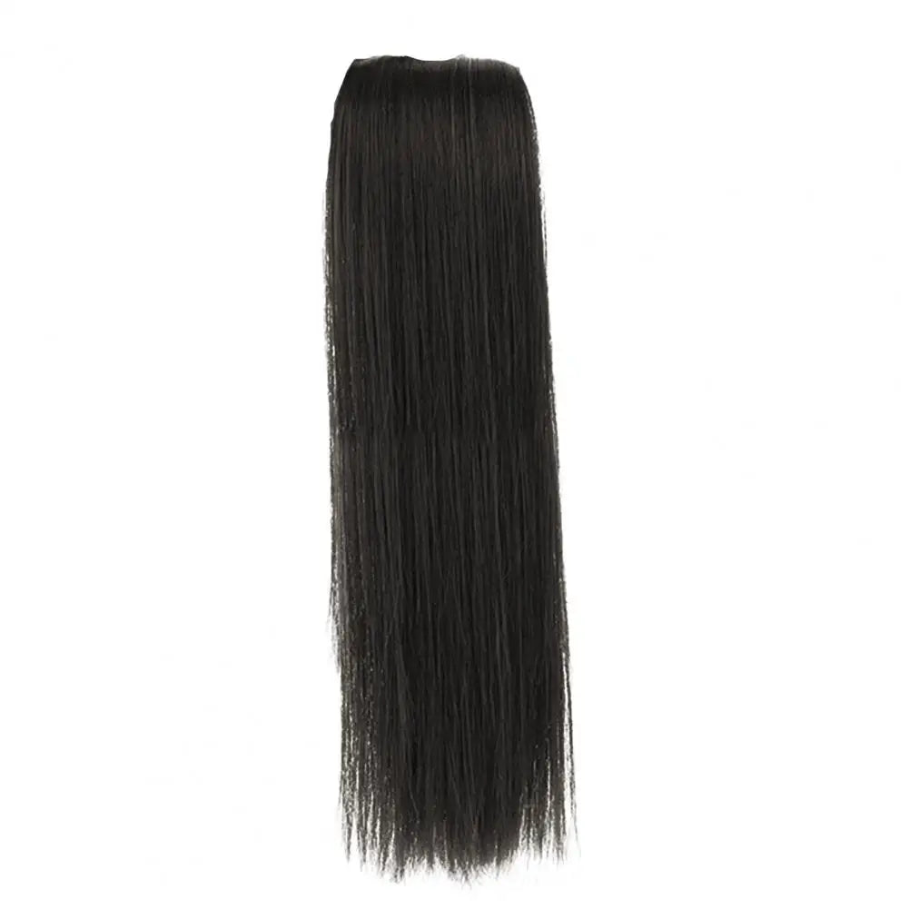 20/15/20/30cm Hair Extension Clip Long Supplement Hair Elastic Clip Invisible Human Hair Wig Pads Synthetic Hairstyle For Female