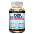 Bone Strength Complex with Calcium, D3, K2 & Magnesium, Supports Healthy Bones, Joint Mobility & Muscle Function for Adults