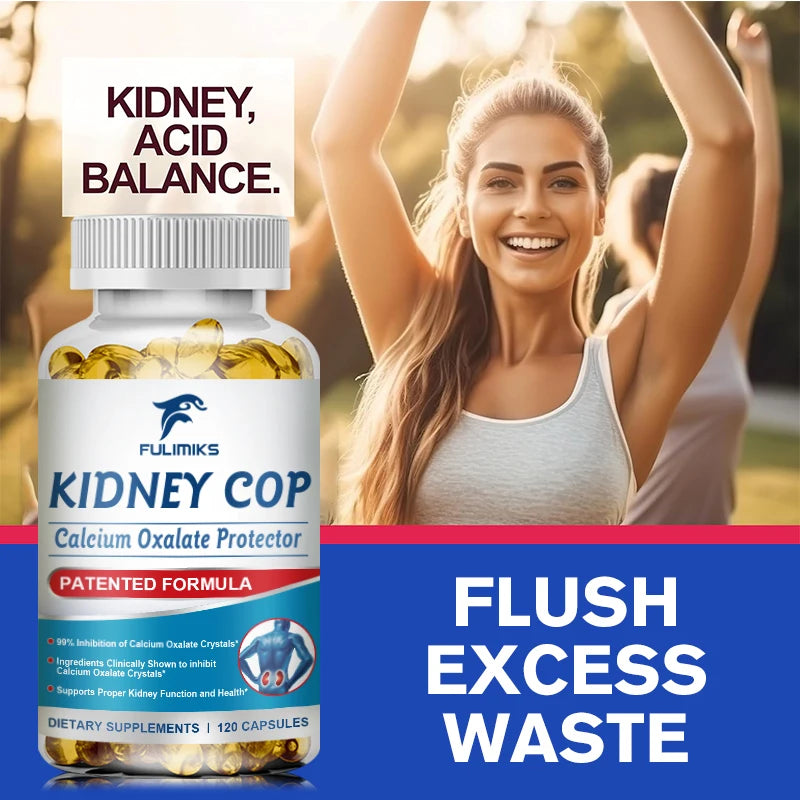 Premium Kidney Cop Capsules, with Vitamin B6, Magnesium, Support Bladder Health, Kidney Detoxification, Suitable, Men & Women