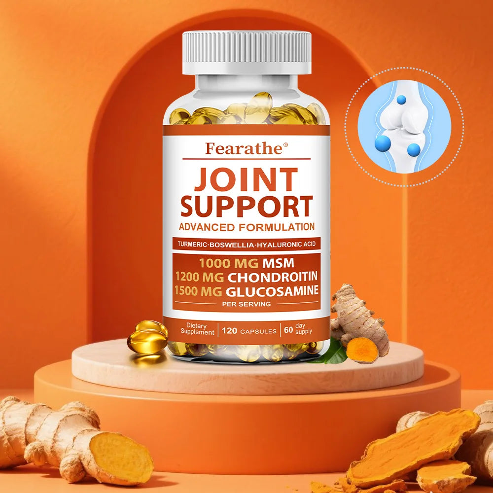 Joint Support - Glucosamine & Chondroitin & MSM,Joint Health Support, for Bone and Cartilage Health,120 Capsules