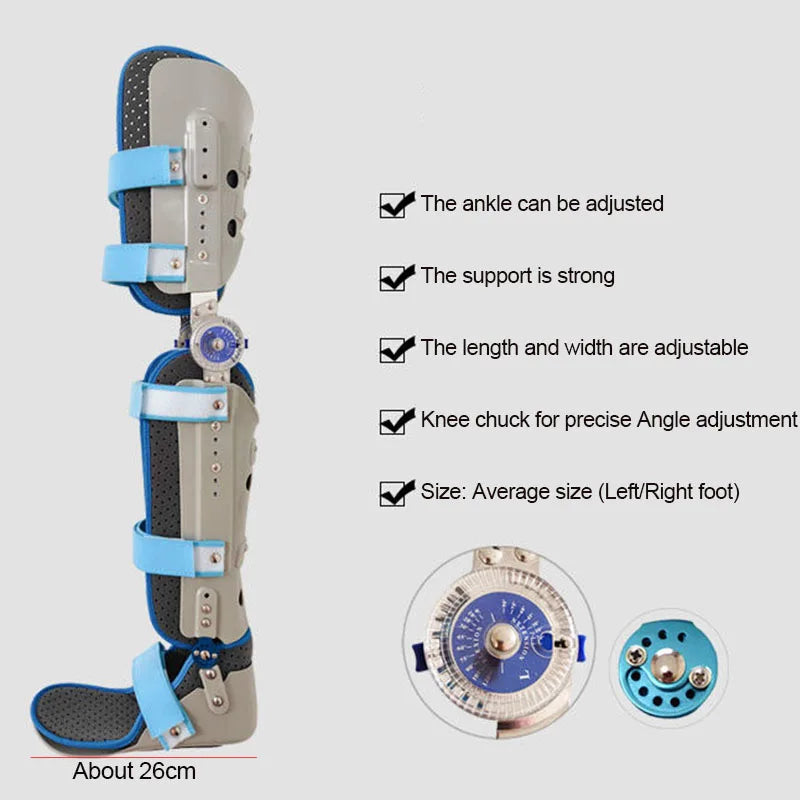 Adjustable Knee Pads Leg Ankle Brace-Orthopedic Knee Joint Support Joint Pain Relief- Protector Bone Orthosis Ligament