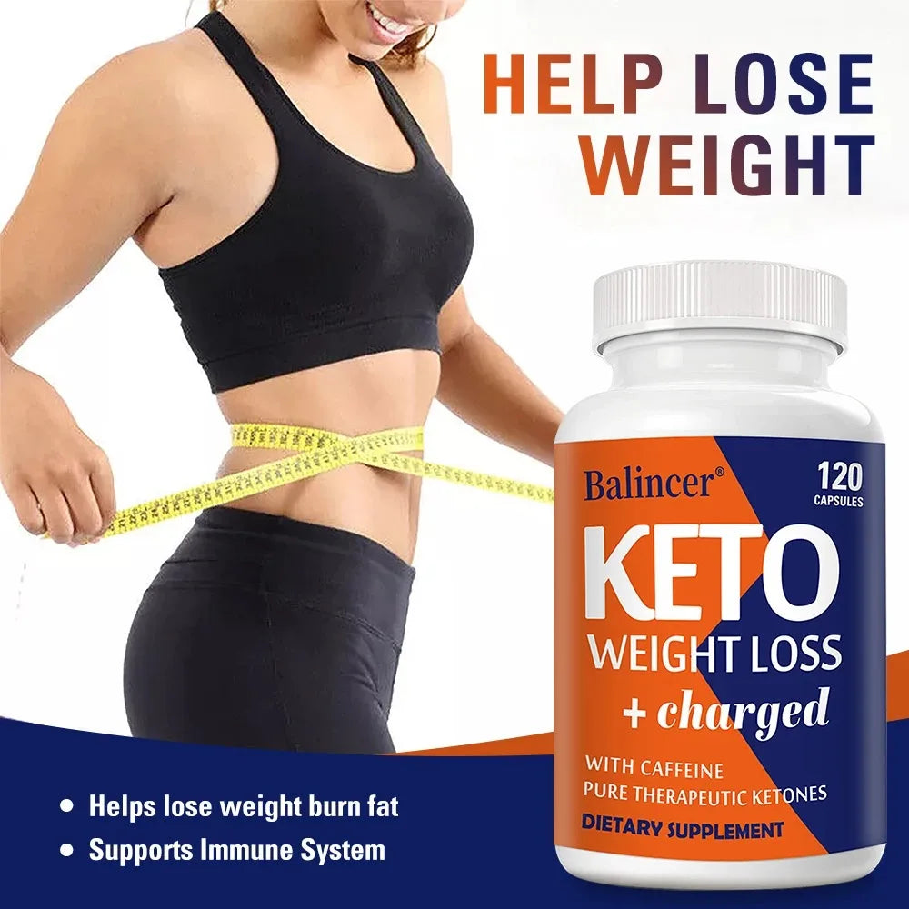 Keto Capsules - Weight Management Supplement, Boosts Metabolism, Supports Energy and Focus