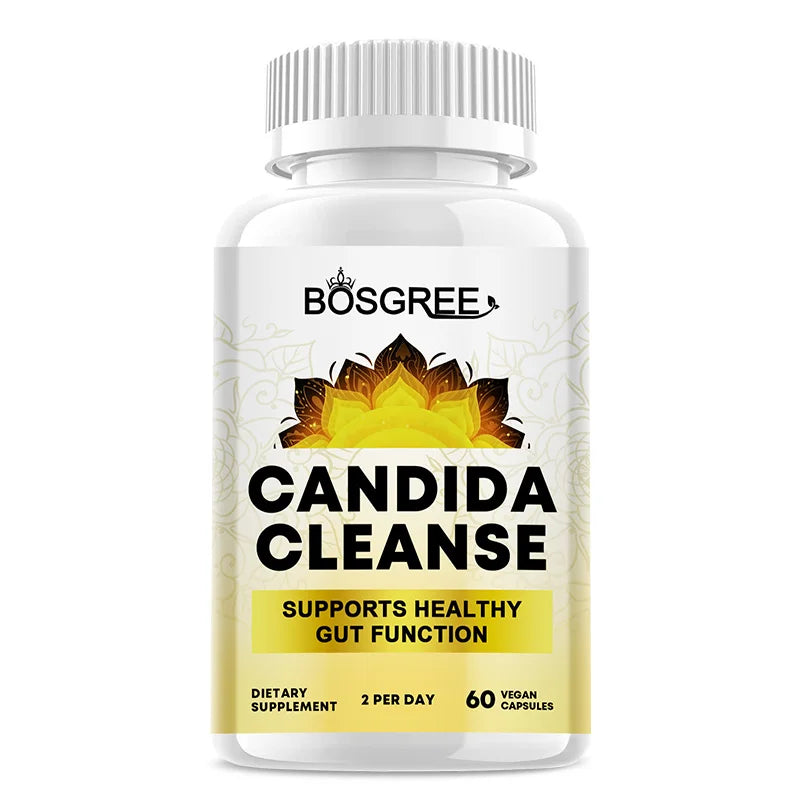 Candida Cleanse-Cleansing & Gut Health Supplement For Men & Women-Supports Metabolism,Energy,Gut Detoxification & Flora Balance