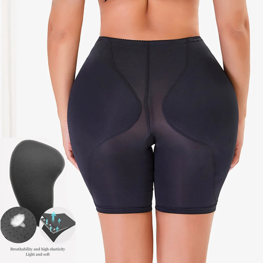 Butt and Hip Pad Shapewear Panties Enlarge the Buttocks Shapers Low Waist Body Shaper Fake But Pads