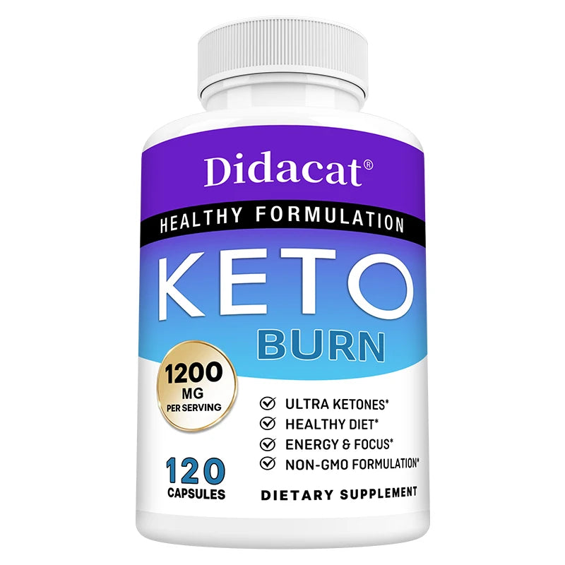 High Strength Ketone Supplement Capsules for Women and Men Loss Weight Management Detox Burning Fat Promate Digestion