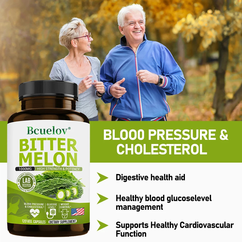 Bitter Melon Extract Supplements May Support Blood Pressure, Blood Sugar Balance, Immune System Health, Weight Management