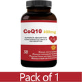CoQ10 400mg with Omega-3, Antioxidant Supplement for Heart & Energy Health, Cellular Energy Support, Extra Strength Coenzyme Q10