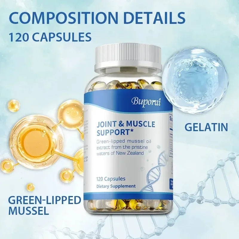 Joint and Muscle Support - Promotes Bone, Nerve and Heart Health, Protect Cartilage, Repair Joint Damage, Improve Flexibility