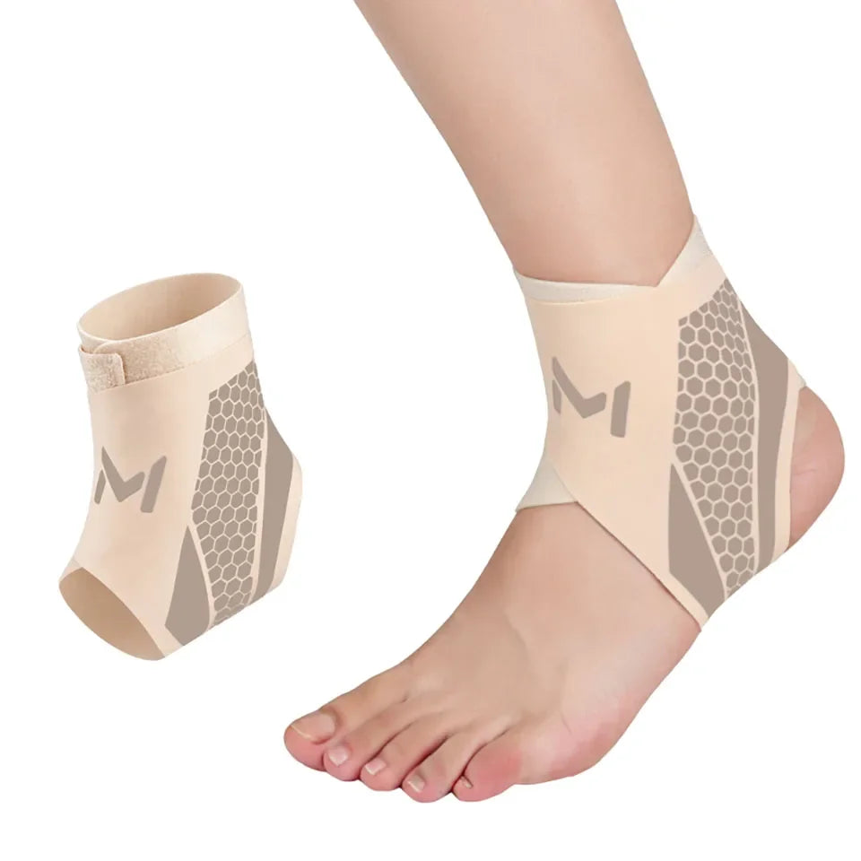 1Pc Thin Breathable Ankle Support Brace Pressurized Fixation Sports Ankle Protector Prevent Sprain Tendon Joint Injury Cover