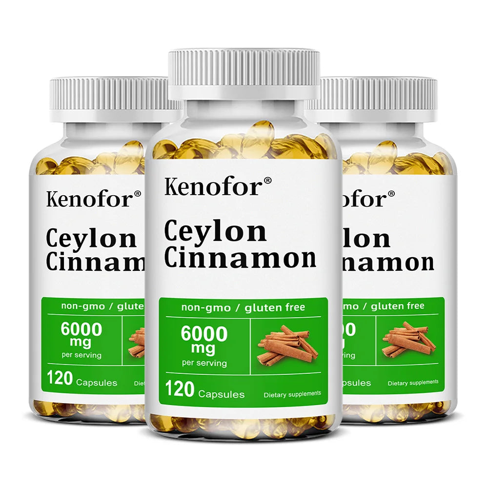 Ceylon Cinnamon Capsules, Support Joint Mobility, Bone Comfort, Digestive, Cardiovascular Wellness, Antioxidant & Immune Balance