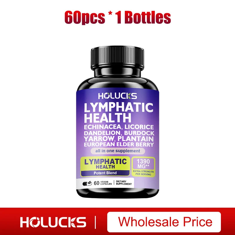 Buy 1 Get 1 Free! Premium Lymphatic Health Supplement, for Reduces Swelling, Boosts Immune Defense & Healthy Fluid Circulation