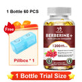 YIMIDUK Berberine Supplement, with Cinnamon & Bitter Melon, Support Heart Health, Weight Management, Cognitive Clarity