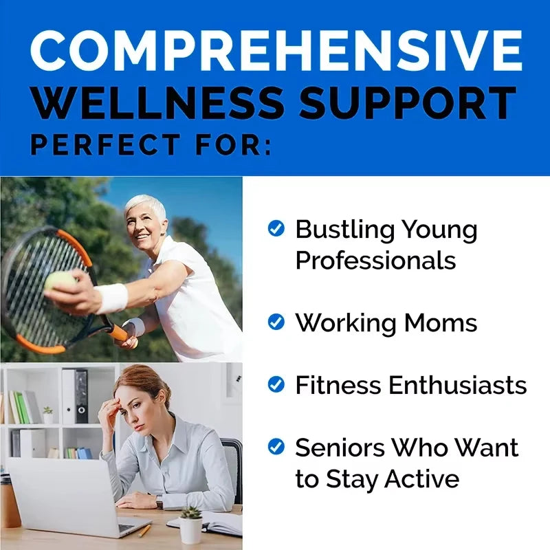 Bone Strength Complex with Calcium, D3, K2 & Magnesium, Supports Healthy Bones, Joint Mobility & Muscle Function for Adults