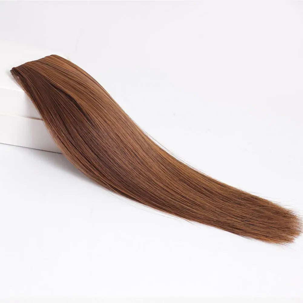 20/15/20/30cm Hair Extension Clip Long Supplement Hair Elastic Clip Invisible Human Hair Wig Pads Synthetic Hairstyle For Female