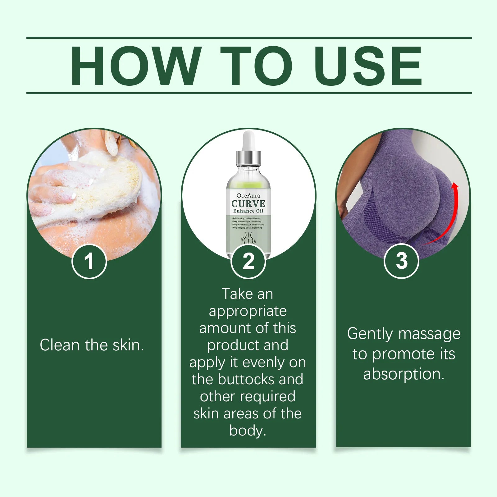 Hip Firm Enlarge Essence Oil Plump Sexy High Buttock Big Ass Moisturize Soft Improve Sag Flat Enhance Hip Elasticity Essence Oil
