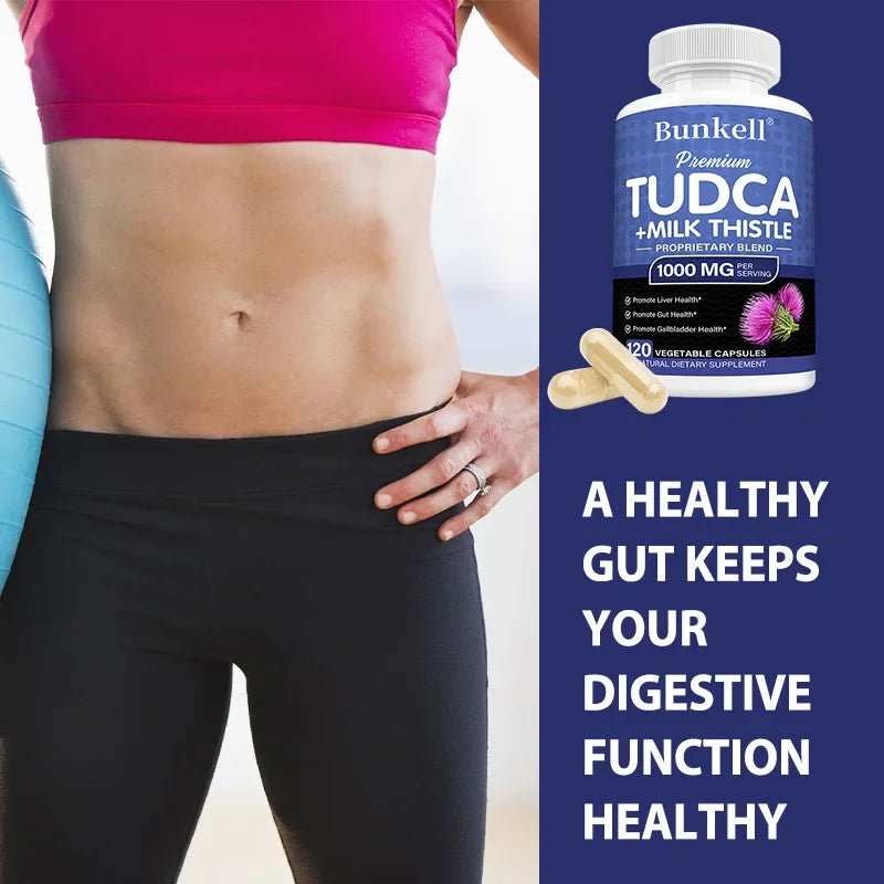 Fatty Liver Cleanse Detox Supplement - with Milk Thistle, for Men and Women, Helps Liver Health, Health Promotion, Antioxidant