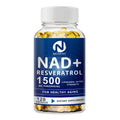 NAD Capsules Supplements - With Trans-Resveratrol, Natural Energy, Anti-aging & Cellular Health, Strengthens The Immune System