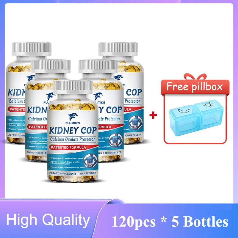 Premium Kidney Cop Capsules, with Vitamin B6, Magnesium, Support Bladder Health, Kidney Detoxification, Suitable, Men & Women