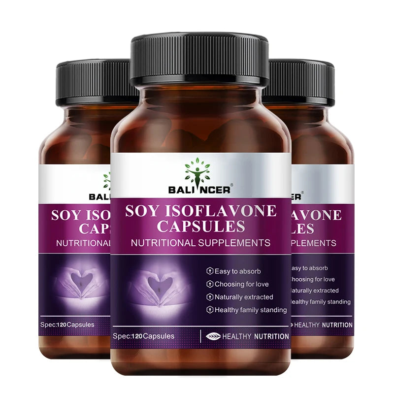 Soy Isoflavone Extract Capsules, Physical Condition Maintenance, Menopause Relief, Mood Support, Female Nutritional Supplement