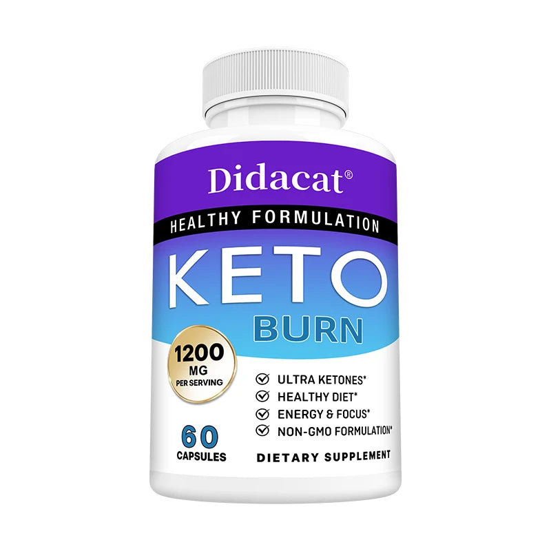 High Strength Ketone Supplement Capsules for Women and Men Loss Weight Management Detox Burning Fat Promate Digestion