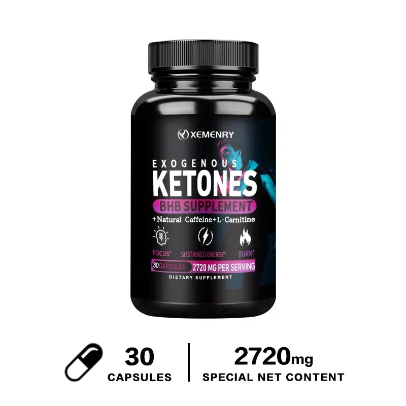 Keto BHB Exogenous Ketone - Fat Burning, Slimming, Appetite Suppressant, Weight Management Supplement, Boosts Metabolism