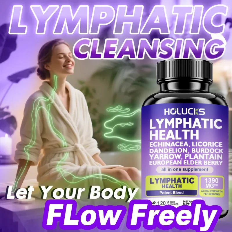 Buy 1 Get 1 Free! Premium Lymphatic Health Supplement, for Reduces Swelling, Boosts Immune Defense & Healthy Fluid Circulation