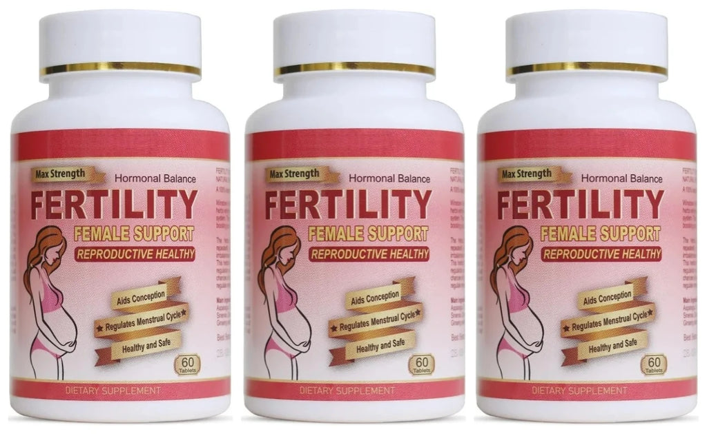 Female Fertility Vitamins for Women, Pre Pregnancy Prenatal Supplement for Prenatal Daily Routine, 60 Count Tablets